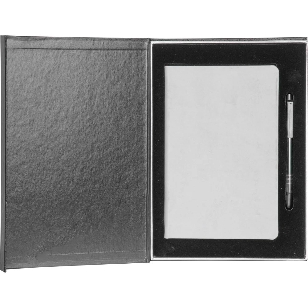 13×21 Termo Deri Defter & Metal Tükenmez Kalem Kutulu Hediye Seti Promozone