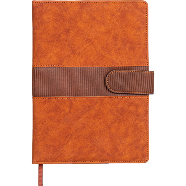 15 x 21 cm Termo PU Sert Kapaklı Tarihsiz Defter 224 Sayfa 80 gr Krem Çizgili İç Kağıt Renkli Kenarlı Kalem Tutuculu Karton Kılıflı Promozone