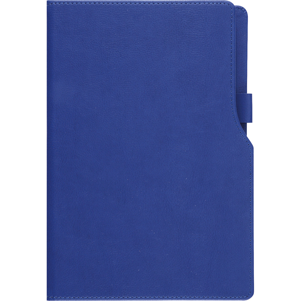 14,5 x 21 cm Termo Deri PU Sert Kapaklı Tarihsiz Defter, 224 Sayfa, 80 gr Ivory Krem Çizgili İç Kağıt, Kenar Boyalı, Kalem Tutuculu Promozone