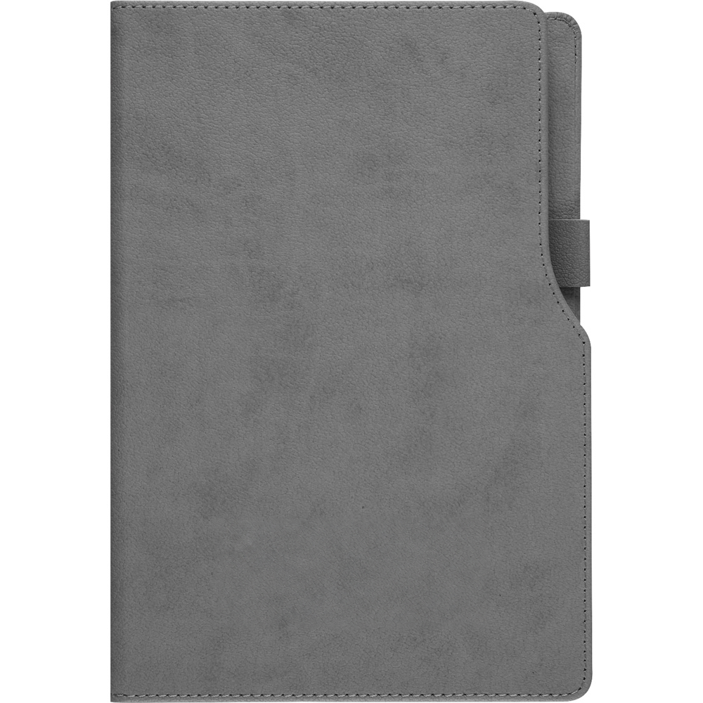 14,5 x 21 cm Termo Deri PU Sert Kapaklı Tarihsiz Defter, 224 Sayfa, 80 gr Ivory Krem Çizgili İç Kağıt, Kenar Boyalı, Kalem Tutuculu Promozone