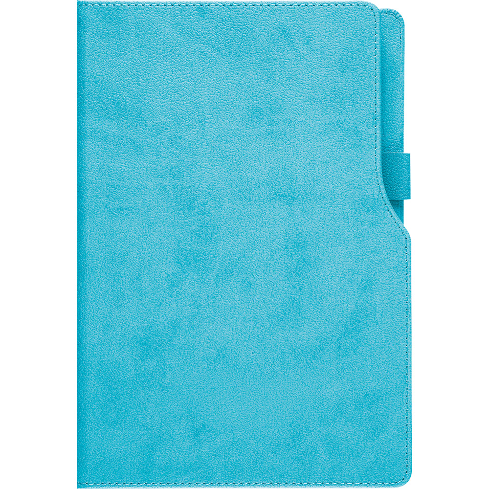 14,5 x 21 cm Termo Deri PU Sert Kapaklı Tarihsiz Defter, 224 Sayfa, 80 gr Ivory Krem Çizgili İç Kağıt, Kenar Boyalı, Kalem Tutuculu Promozone