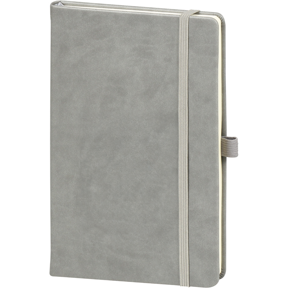 PZ2184 Gri lastikli termo deri tarihsiz defter