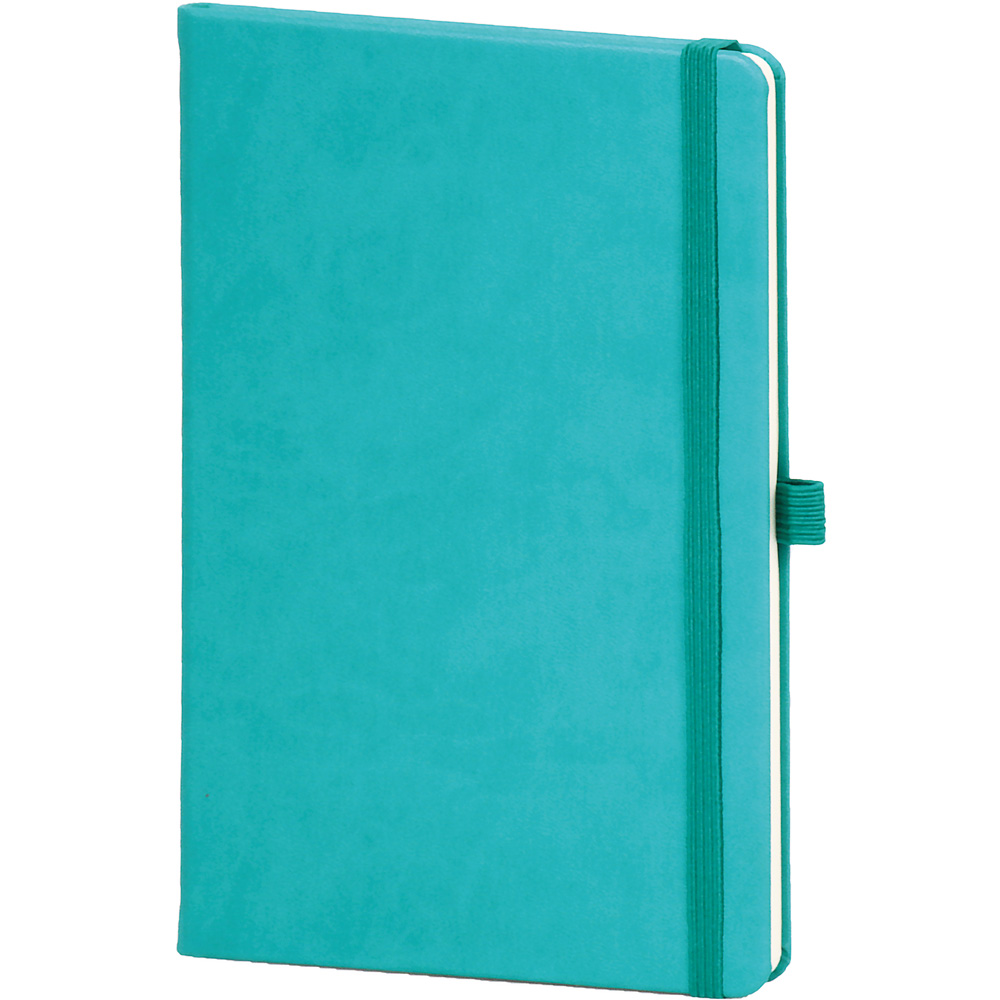 PZ2184 Turkuaz Yeşil lastikli termo deri tarihsiz defter