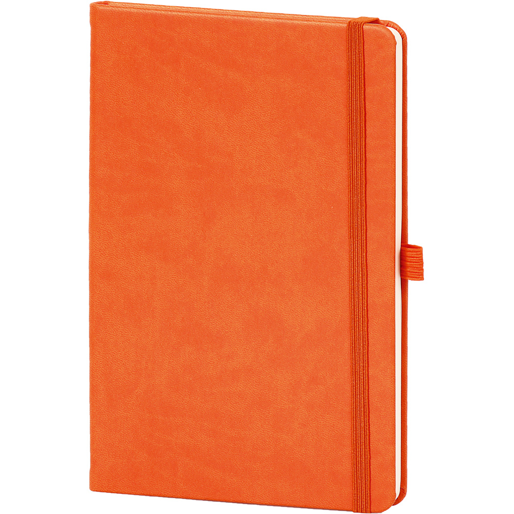 PZ2184 Turuncu lastikli termo deri tarihsiz defter
