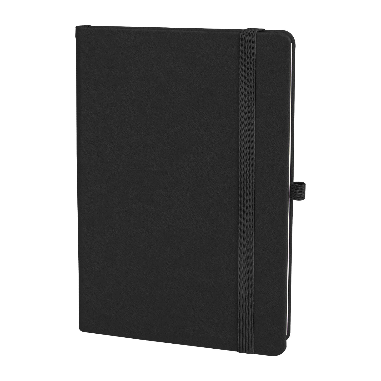 13×21 cm Lastikli ve Kalem Tutuculu Termo Deri Kapaklı, 80 gr Ivory Kağıtlı, 224 Sayfa Çizgili Tarihsiz Defter Promozone