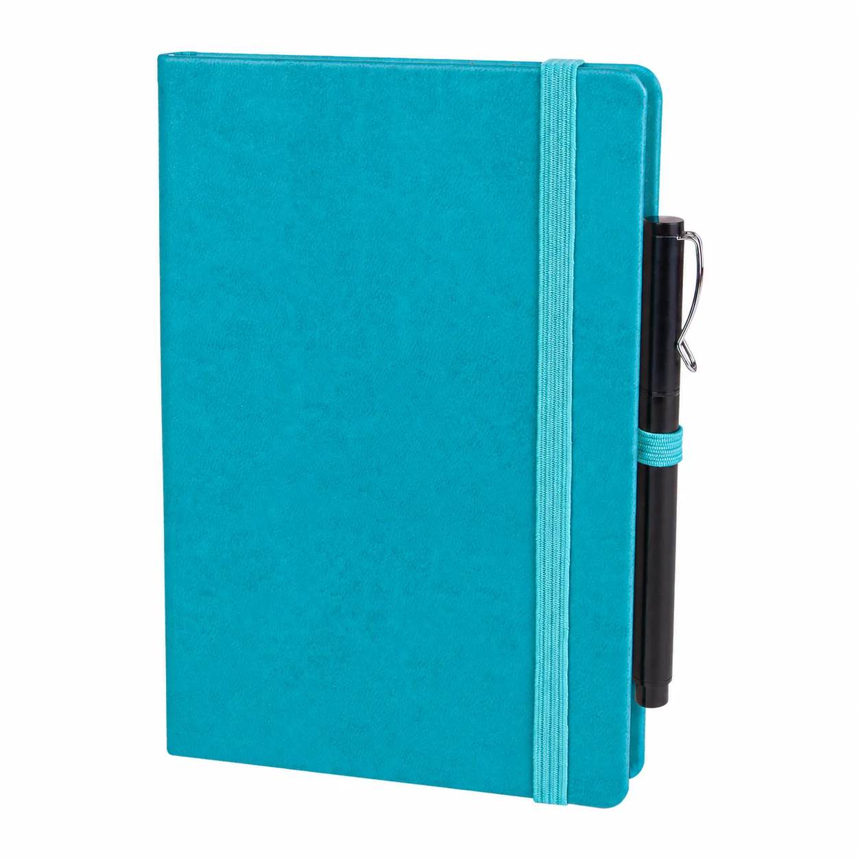 13×21 cm Lastikli ve Kalem Tutuculu Termo Deri Kapaklı, 80 gr Ivory Kağıtlı, 224 Sayfa Çizgili Tarihsiz Defter Promozone