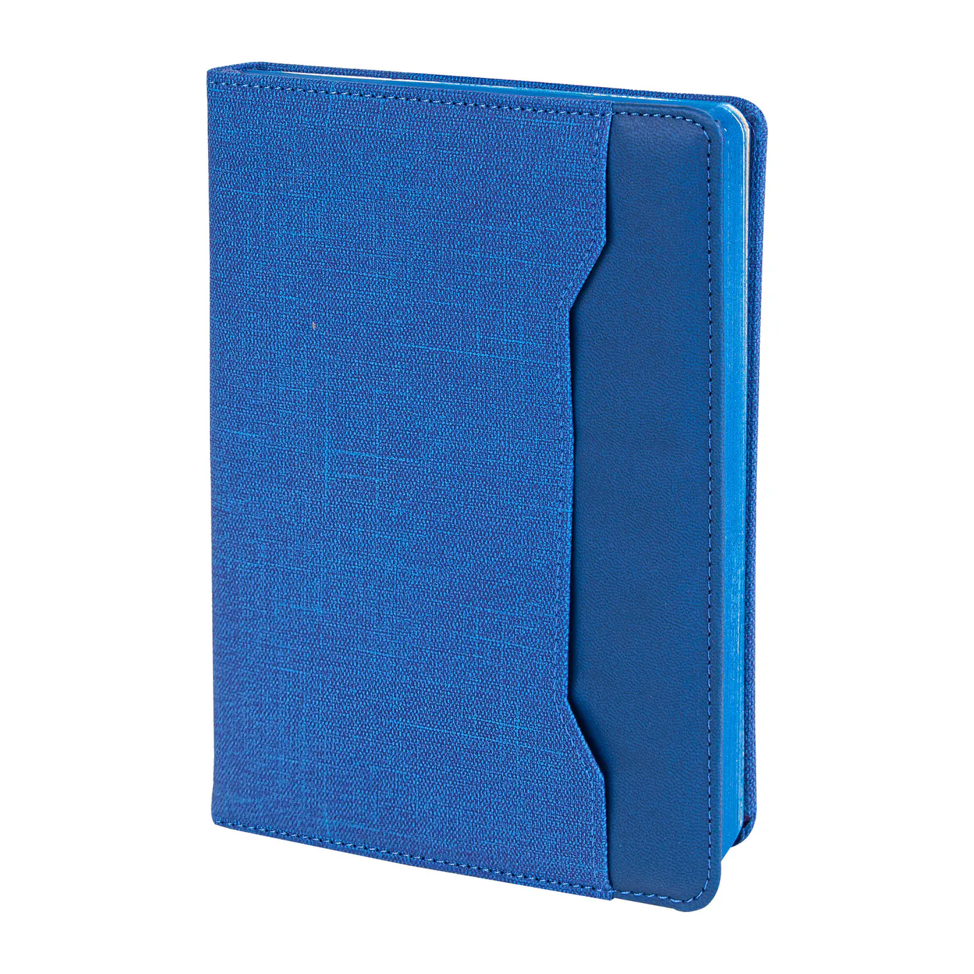 15x21 cm Cepli Kenarları Boyalı Termo Deri Kapaklı 80 gr Ivory Kağıtlı 224 Sayfa Çizgili Tarihsiz Defter Promozone