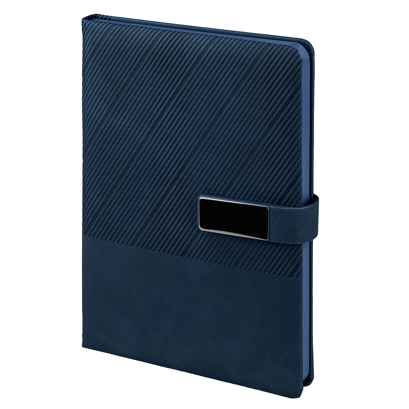 15x21 cm Metal Aksesuarlı Mıknatıslı Termo Deri Kapaklı Kenarları Boyalı 80 gr Ivory Kağıtlı 224 Sayfa Tarihsiz Defter Promozone