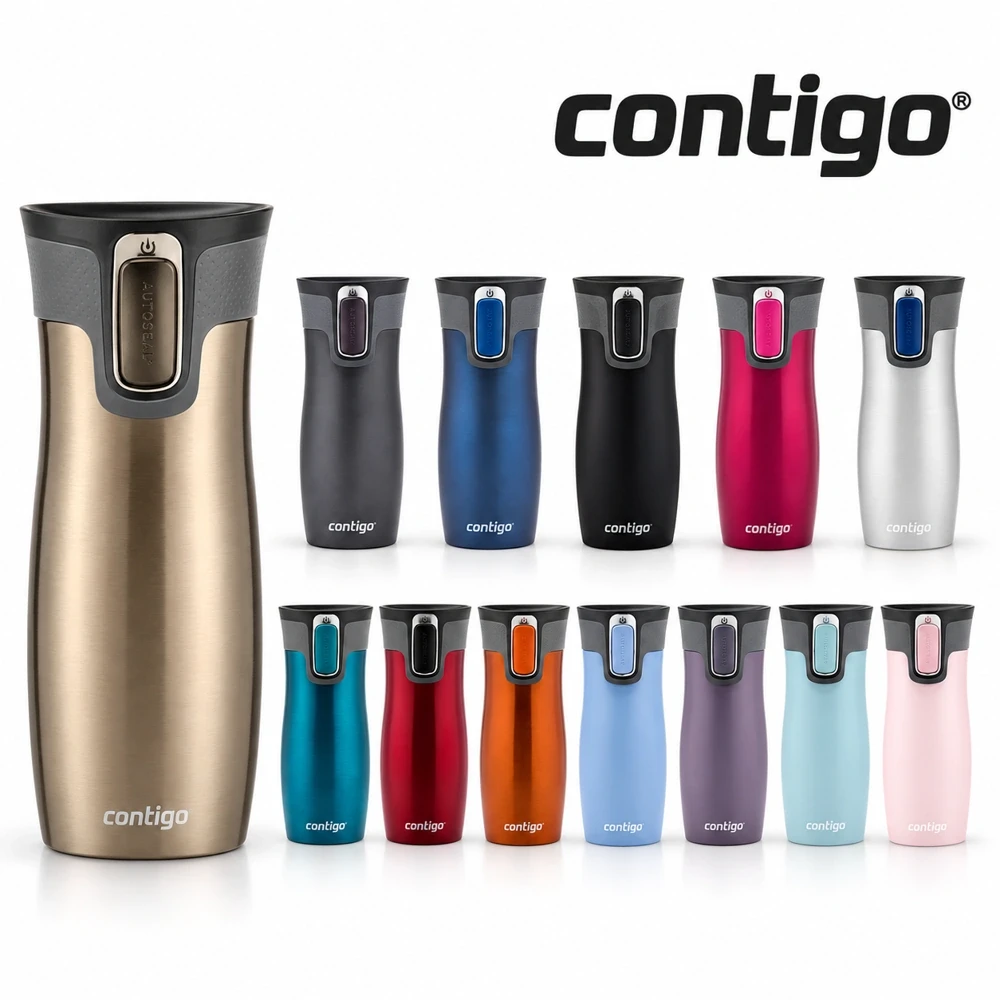 Contigo Westloop Vakumlu Termos Matara Tek El Bas İç 470 Ml