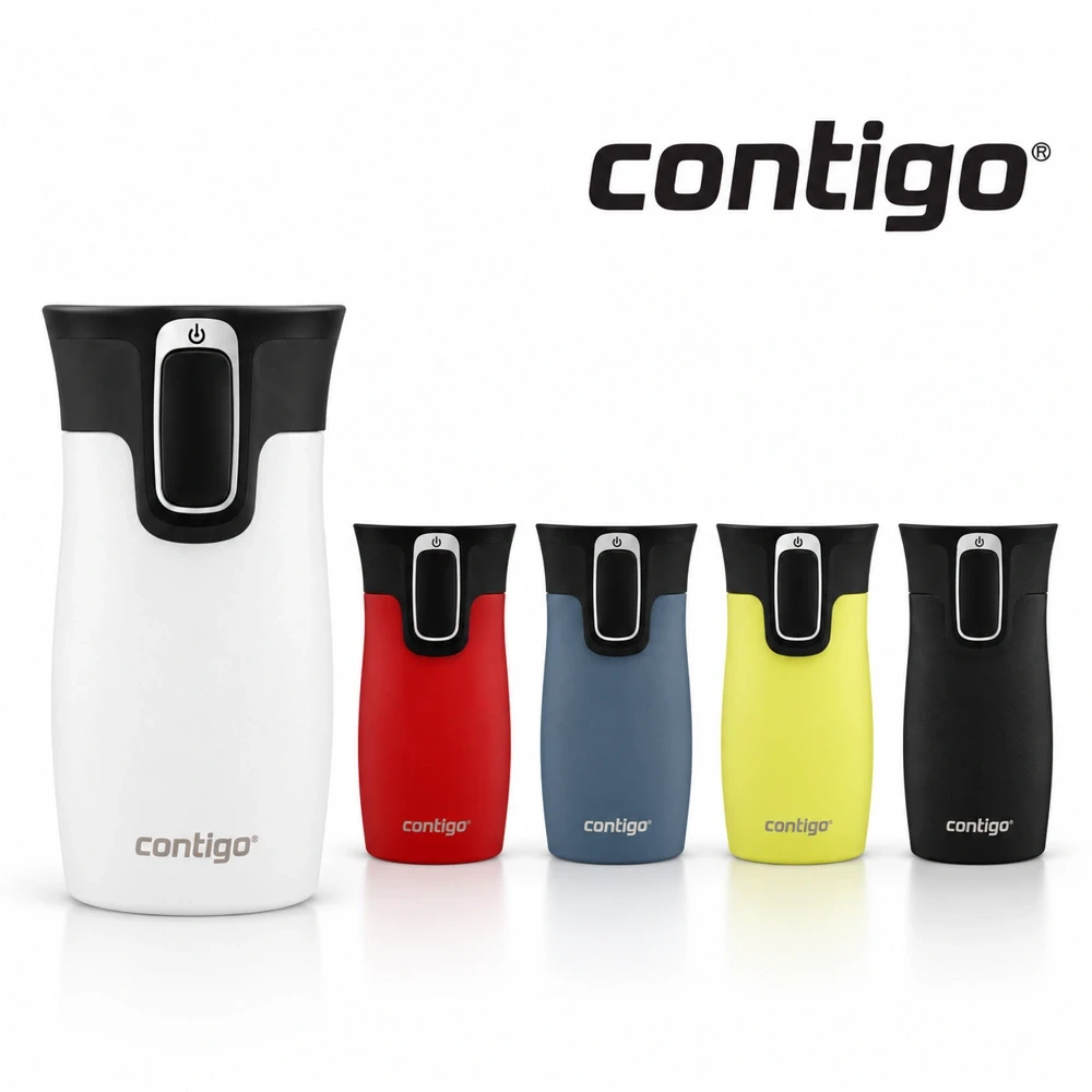 Contigo Westloop Mini Vakumlu Termos Matara Tek El Bas İç Paslanmaz Çelik 300 Ml