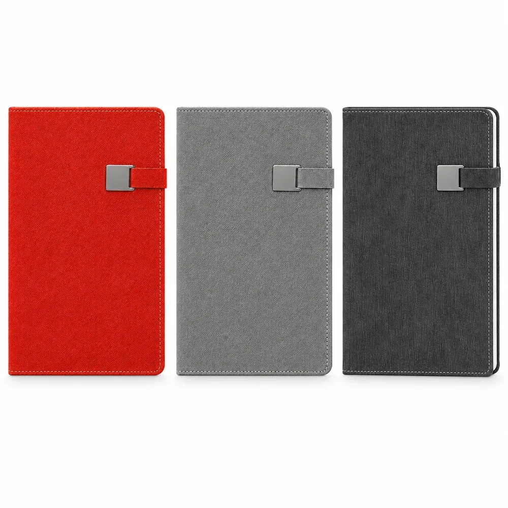 Defter, 13000 mAh Powerbank, İkili Kalem, Anahtarlık, USB Bellek ve Kartvizitlik Kutulu Hediye Seti Promozone