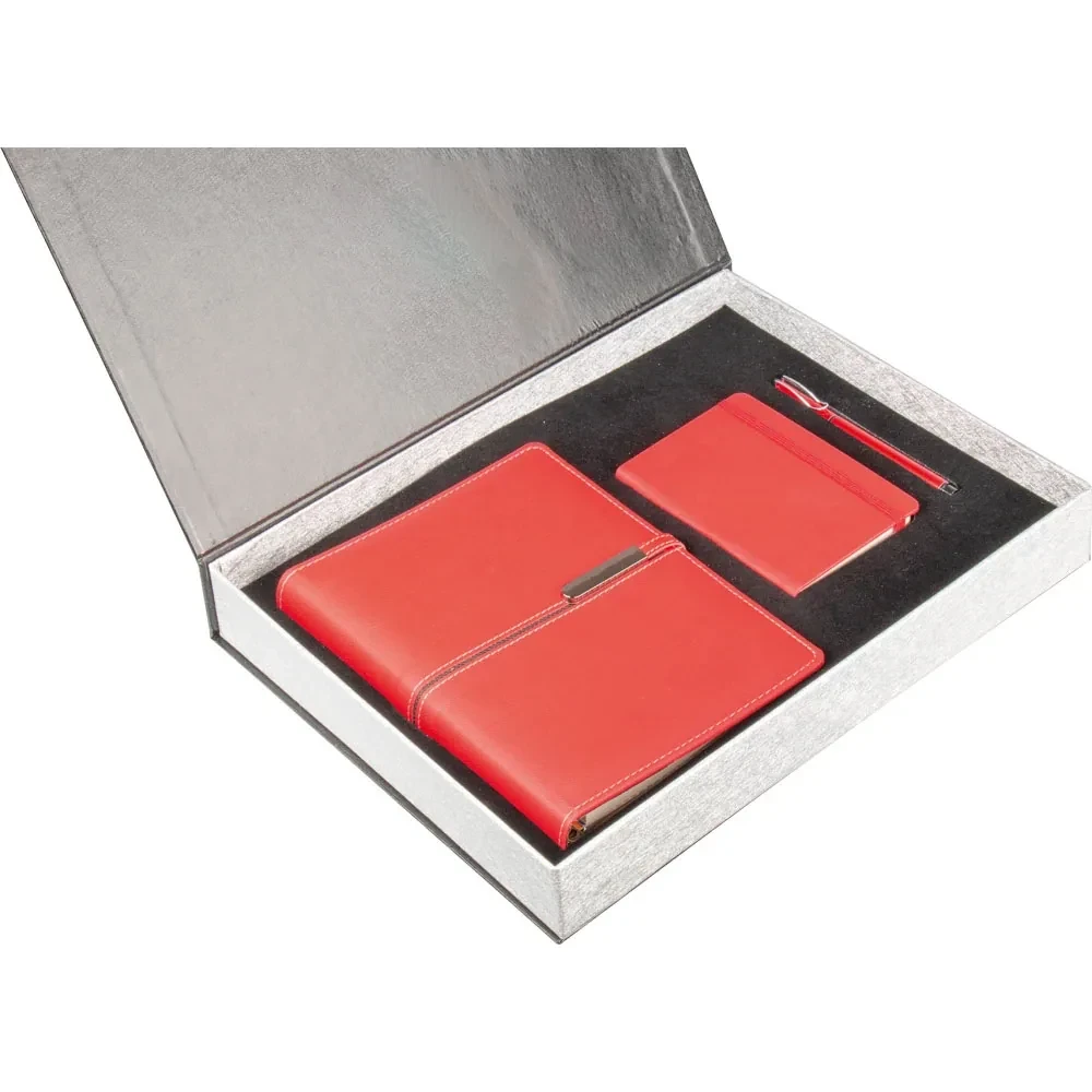18 × 23 cm Organizer, Cep Defteri ve Roller Kalem Kutulu Hediye Seti Promozone