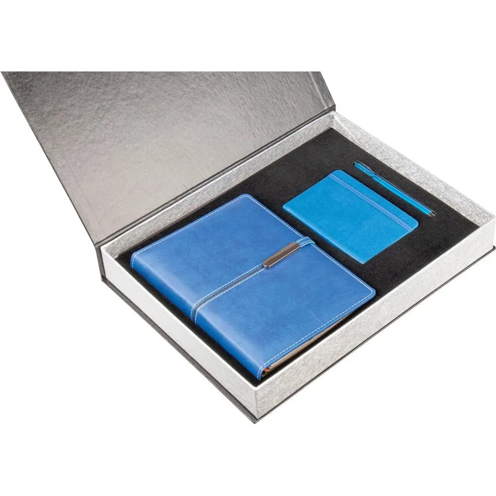 18 × 23 cm Organizer, Cep Defteri ve Roller Kalem Kutulu Hediye Seti Promozone