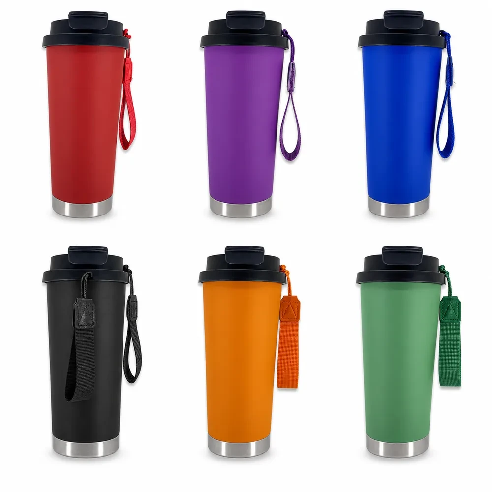 500 ml Çelik Termos, Yatay Metal Tokalı Defter ve Roller Kalem Kutulu Hediye Seti