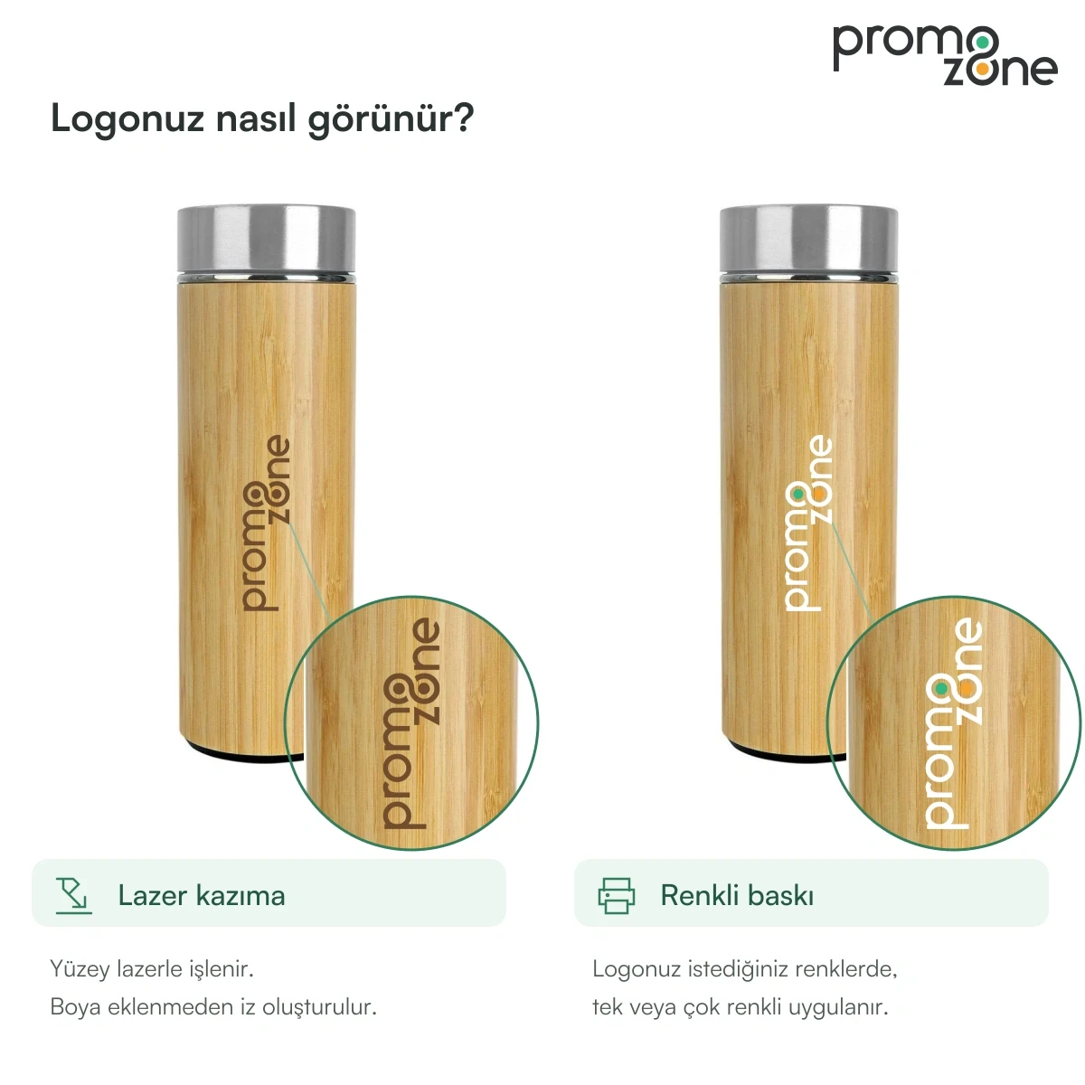 450 ml Bambu Gövdeli Termos