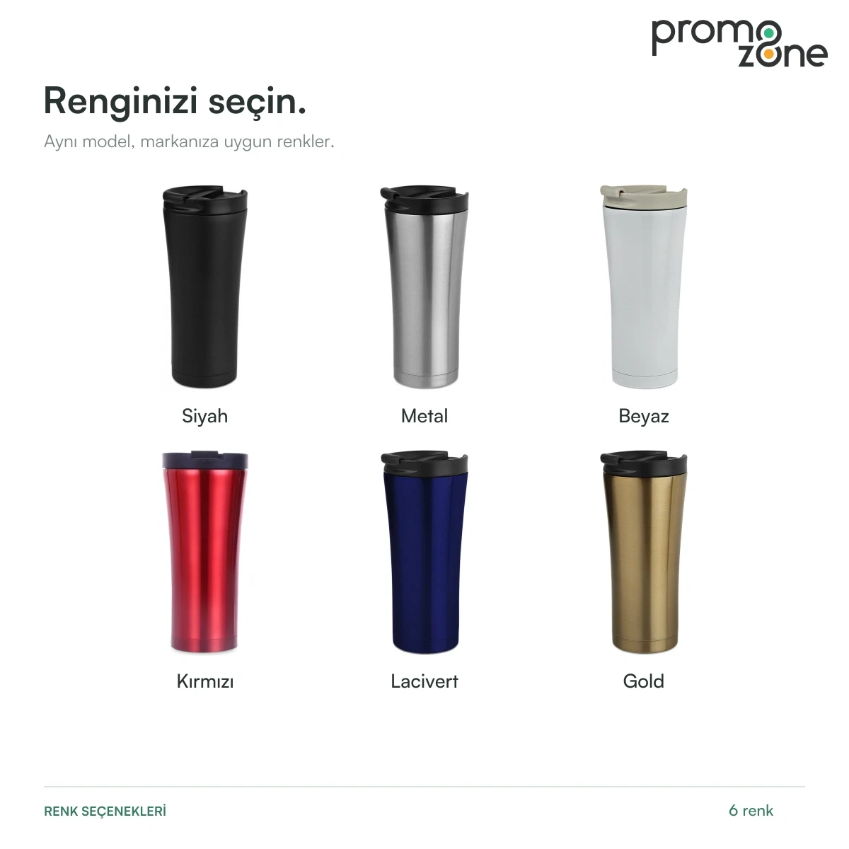 500 ml Kaydırmaz Tabanlı Termos Bardak