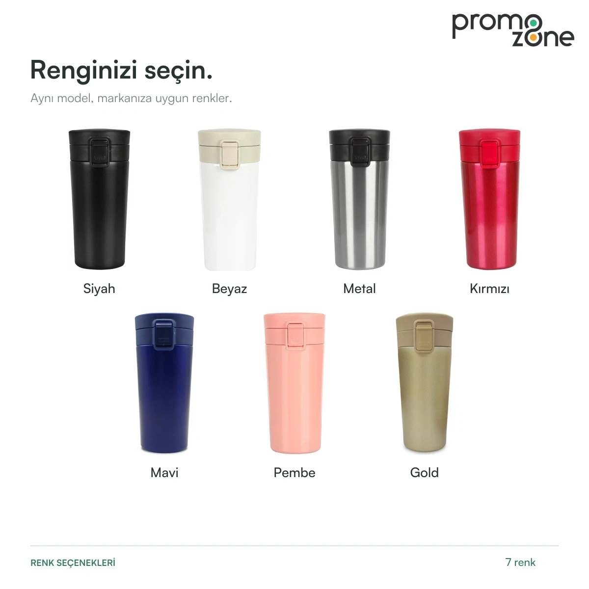 380 ml Kaydırmaz Tabanlı Termos Bardak