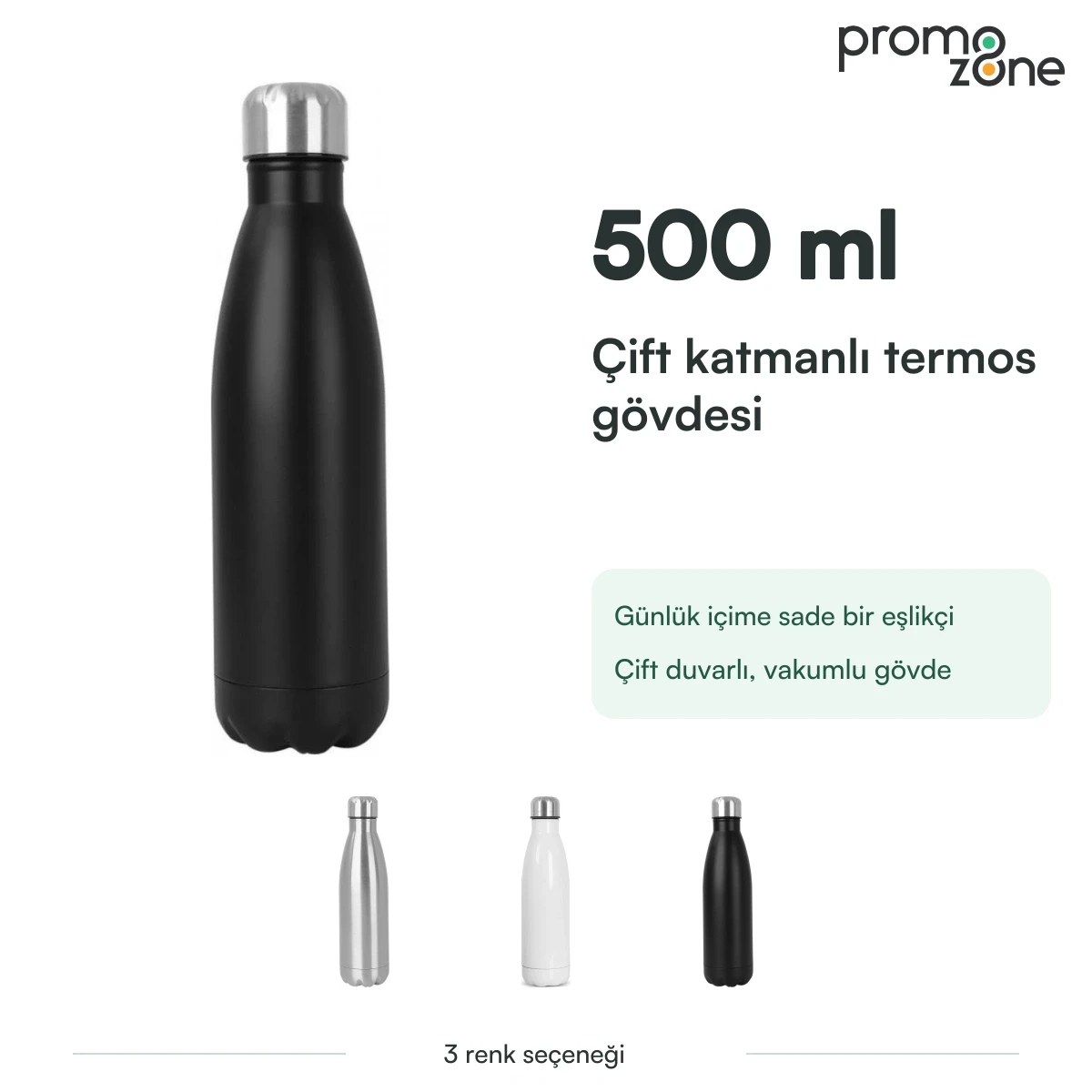 500 ml Çift Katmanlı Termos