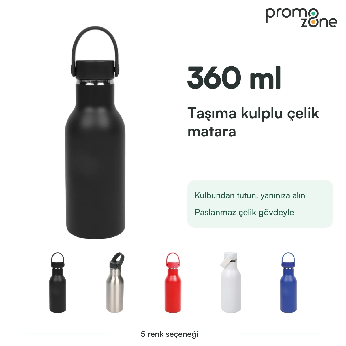 360 ml Taşıma Kulplu Termos