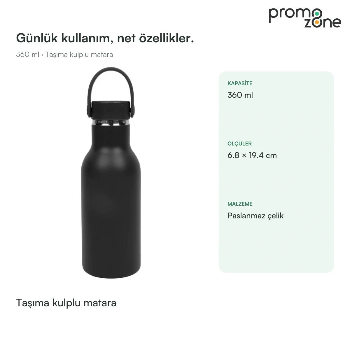360 ml Taşıma Kulplu Termos