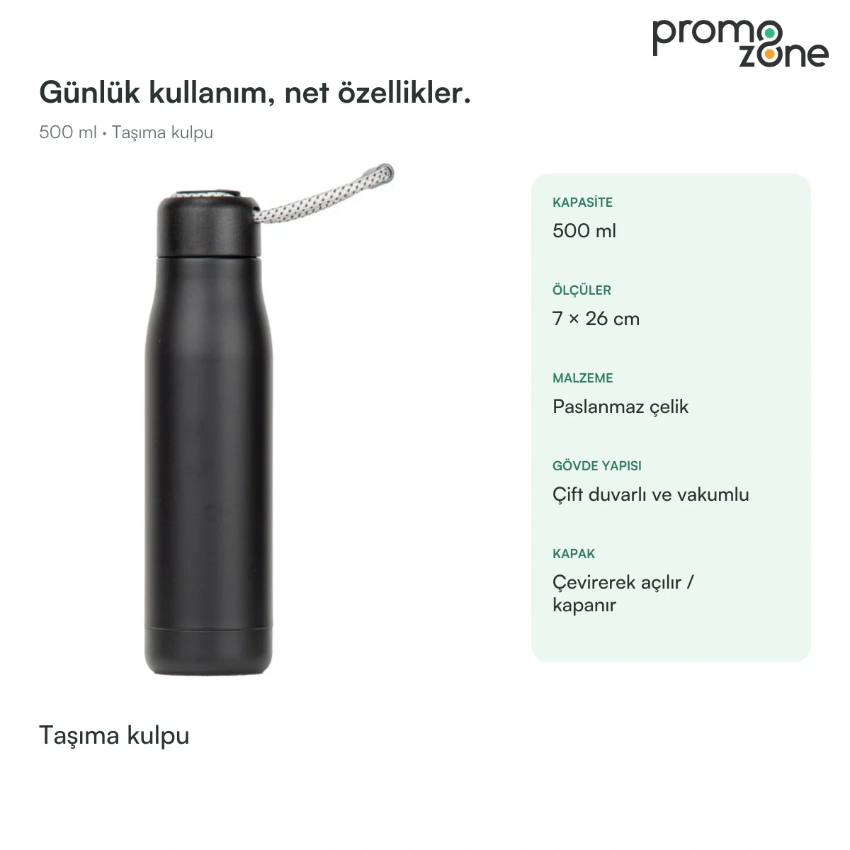 500 ml Taşıma Kulplu Termos