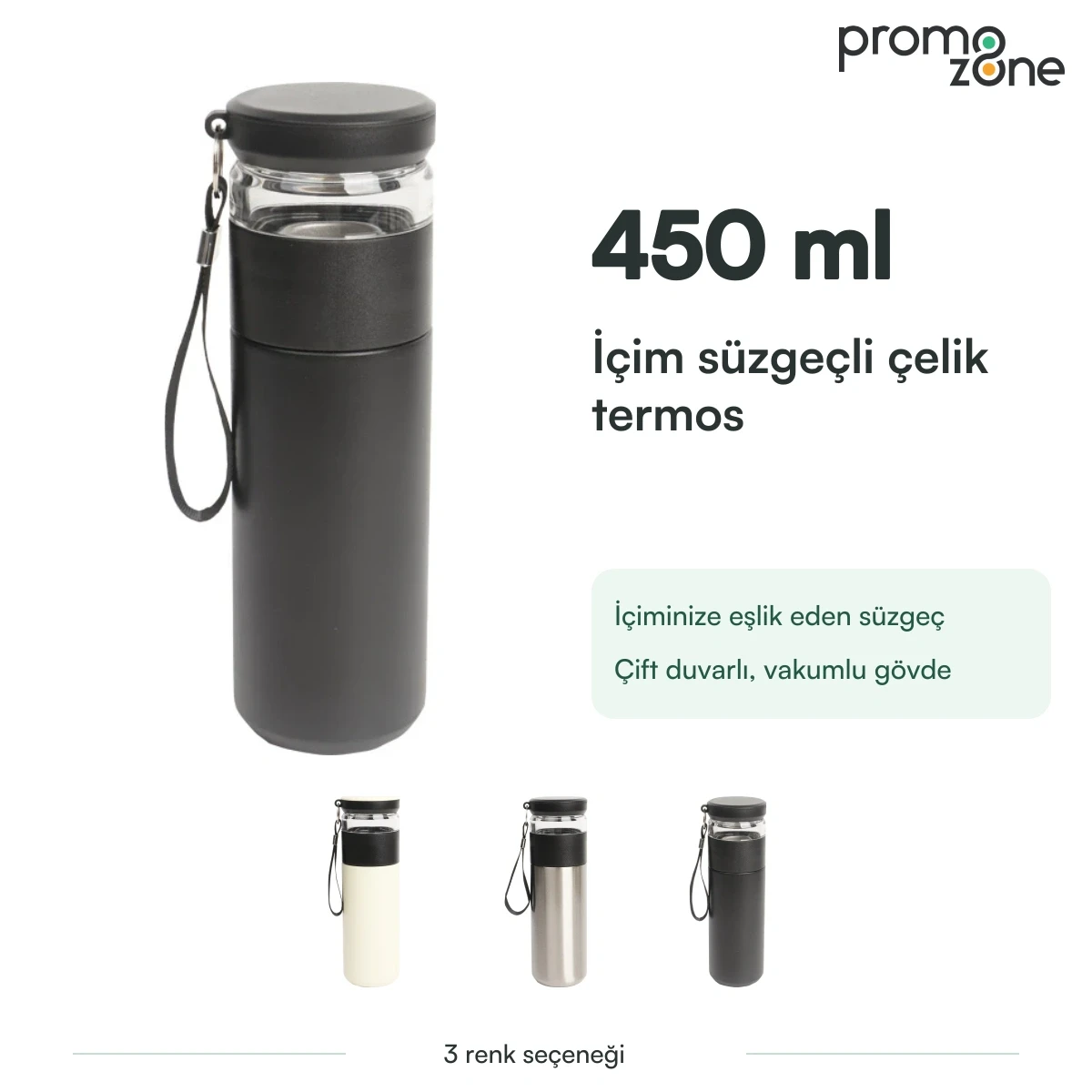 450 ml Süzgeçli Termos