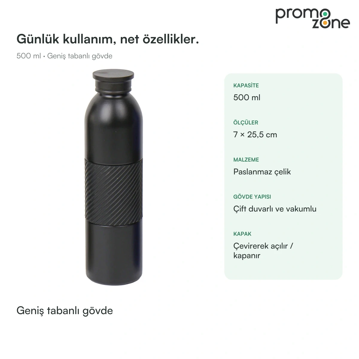 500 ml Geniş Tabanlı Termos