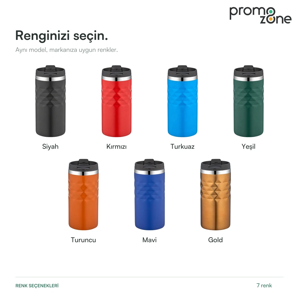 300 ml Bardak Kapaklı Prizmatik Gövdeli Termos