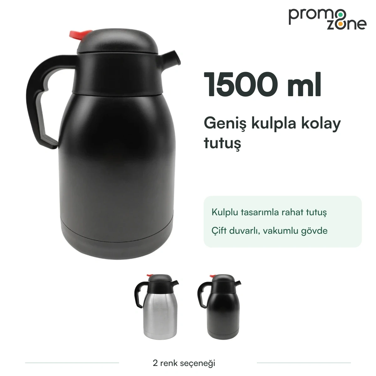 1500 ml Geniş Kulplu Termos