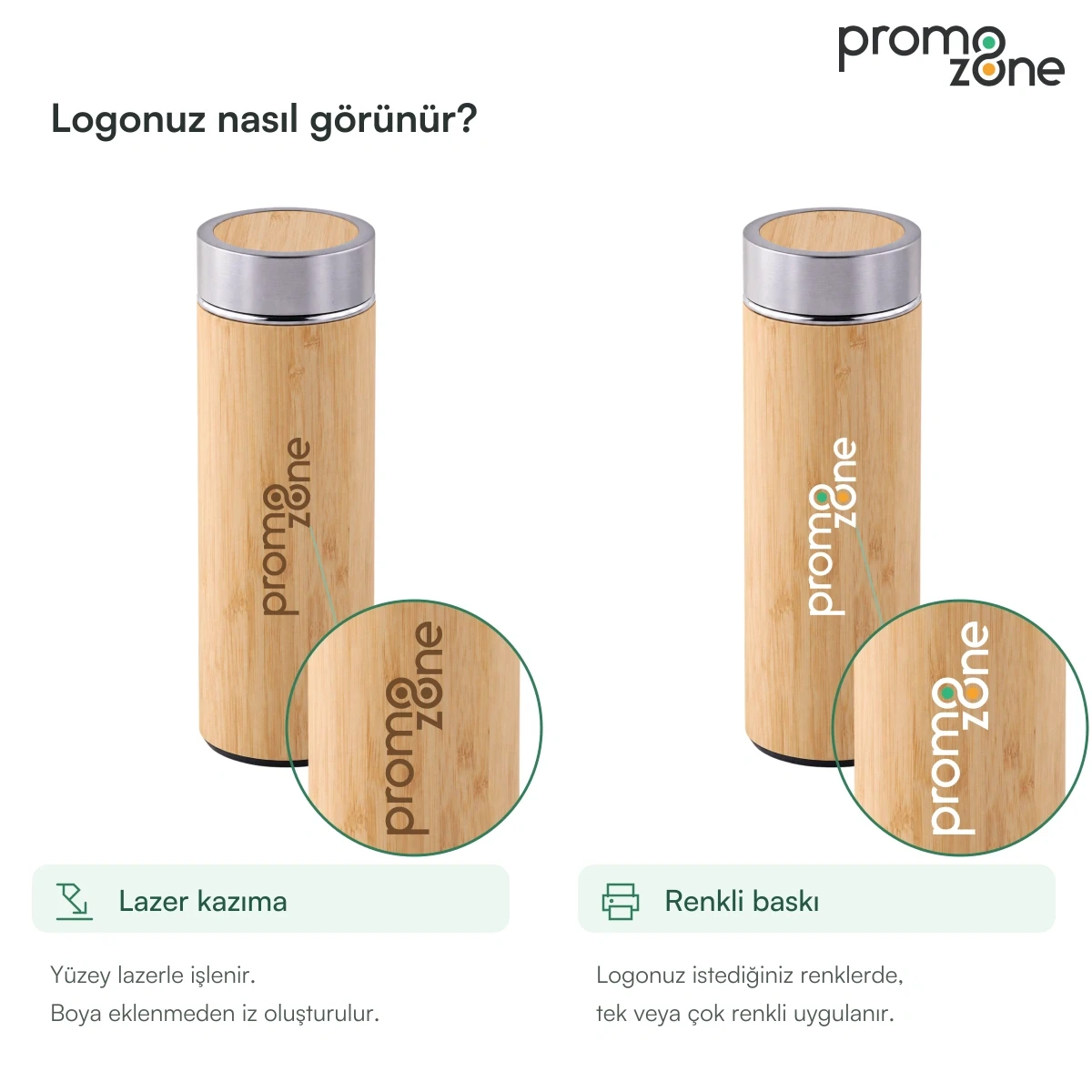 450 ml Bambu Gövdeli Termos