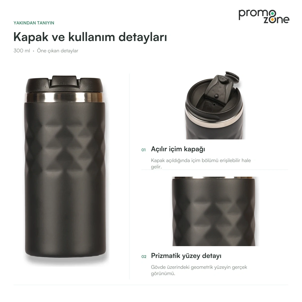 300 ml Vakumlu Termos Bardak
