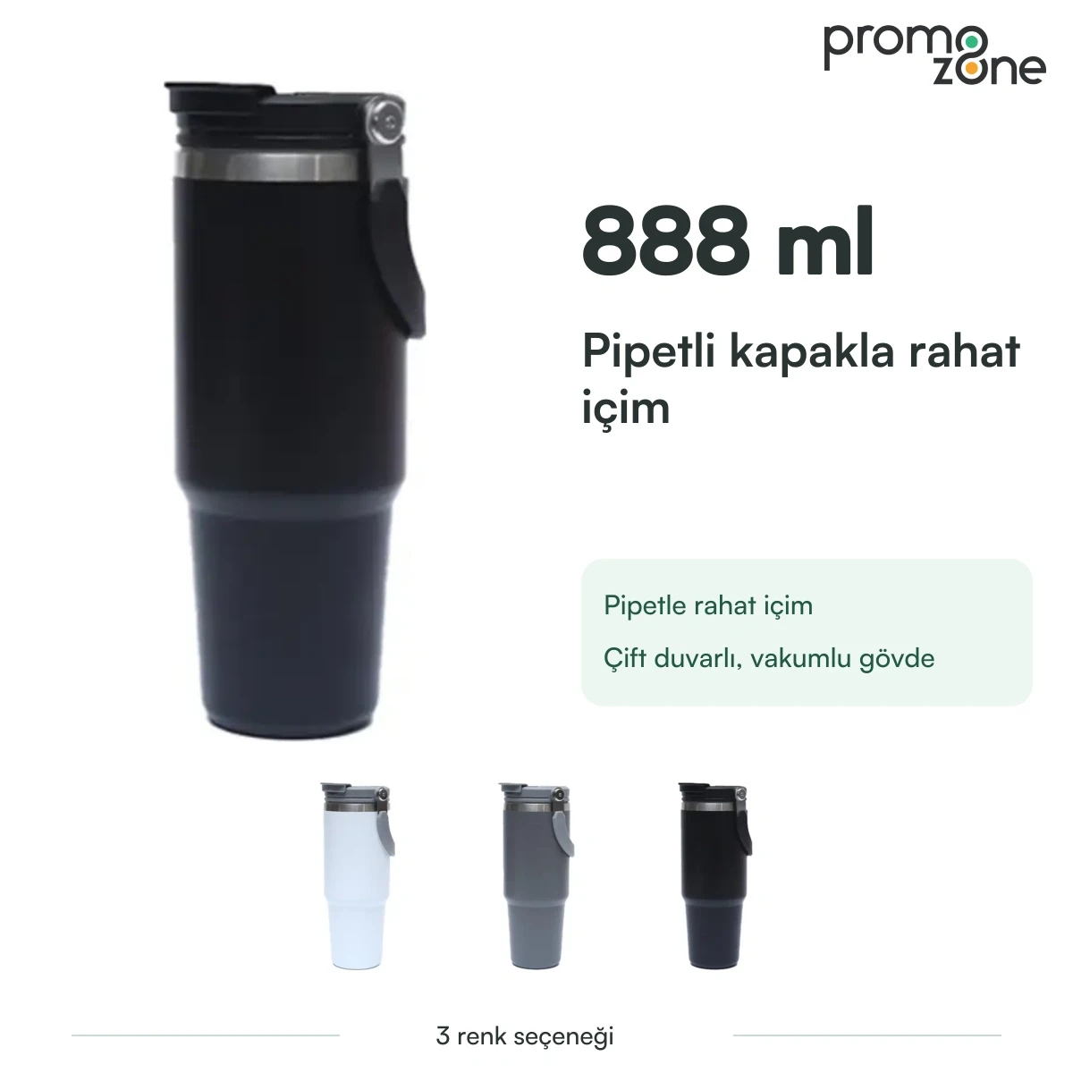 888 ml Pipetli Termos
