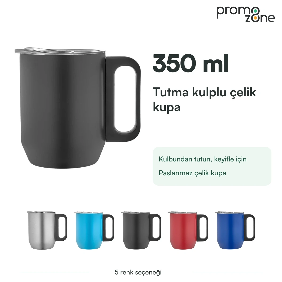 350 ml Tutma Kulplu Termos Bardak