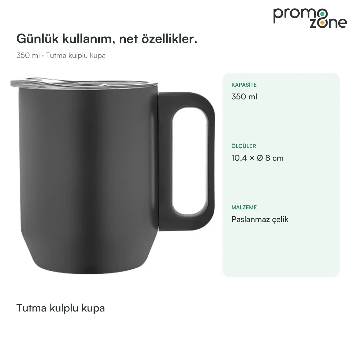 350 ml Tutma Kulplu Termos Bardak