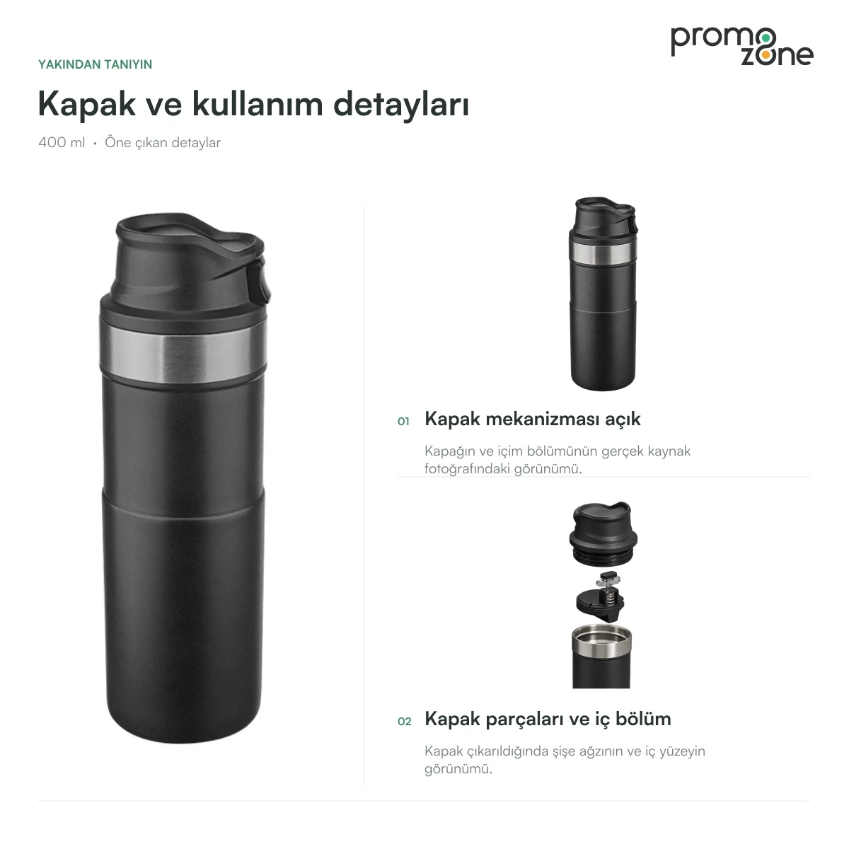 400 ml Vakumlu Termos