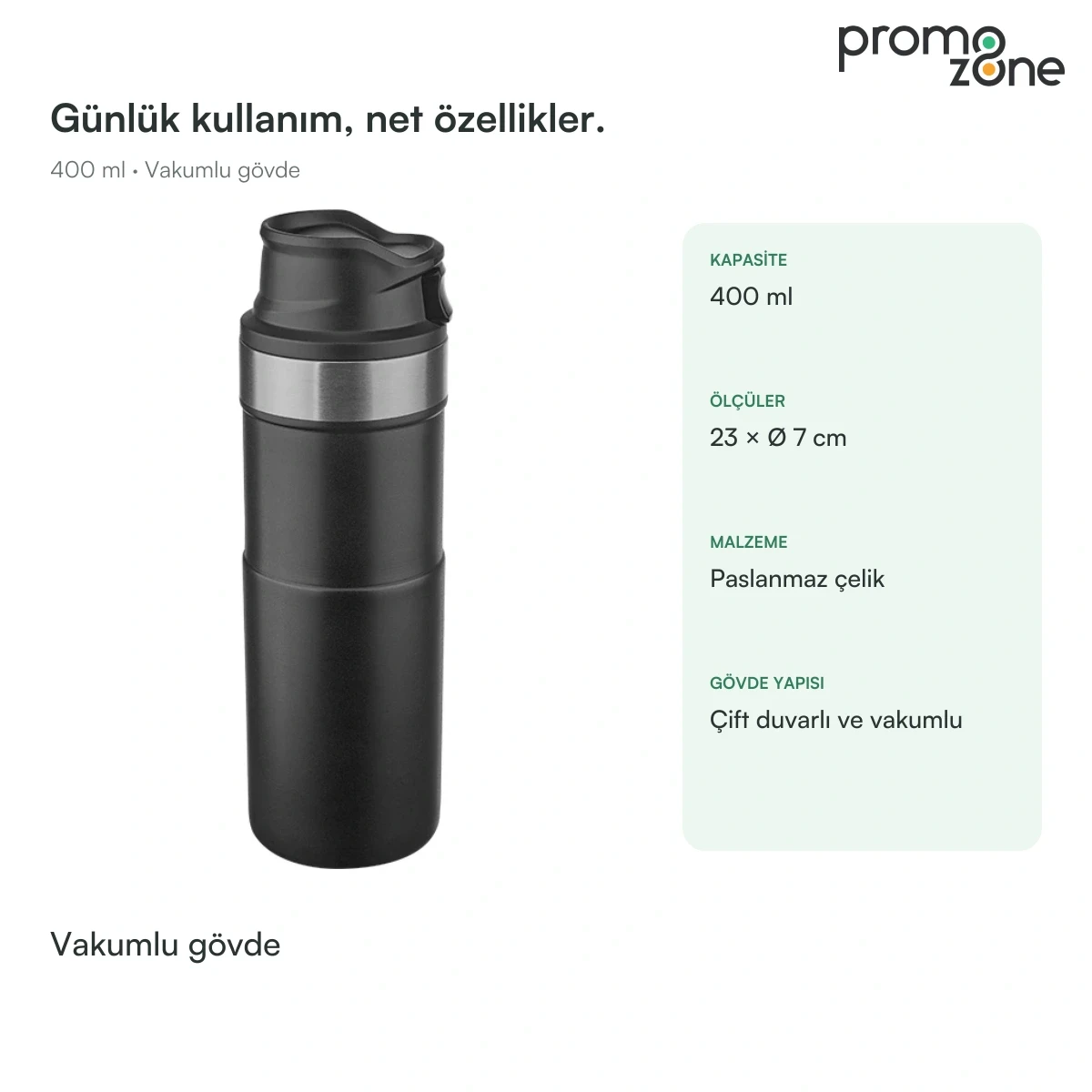 400 ml Vakumlu Termos
