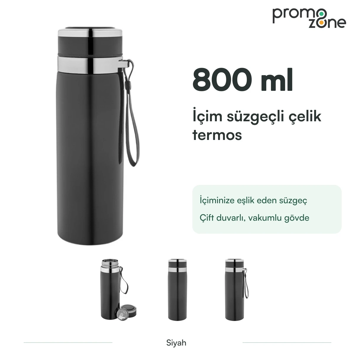 800 ml Süzgeçli Termos