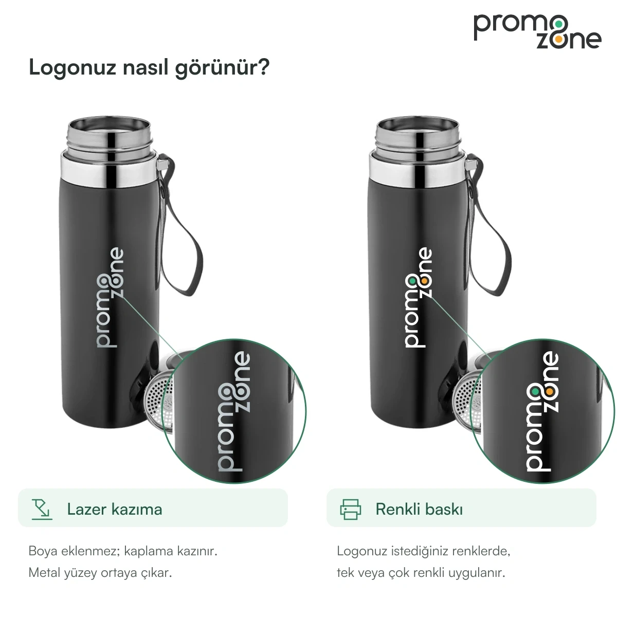 800 ml Süzgeçli Termos