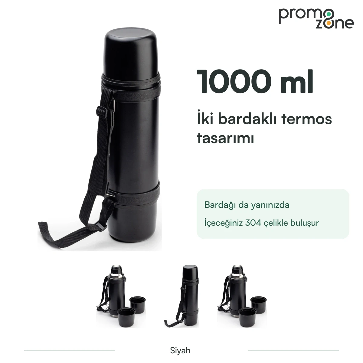 1000 ml Çift Bardaklı Termos Bardak
