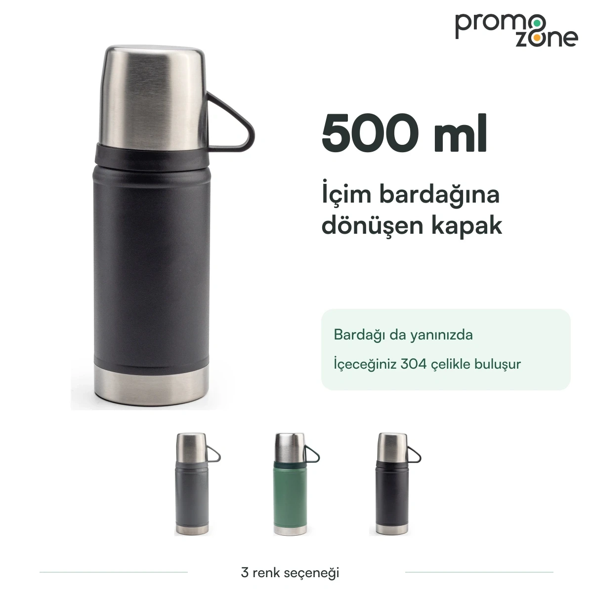 500 ml Bardak Kapaklı Termos Bardak