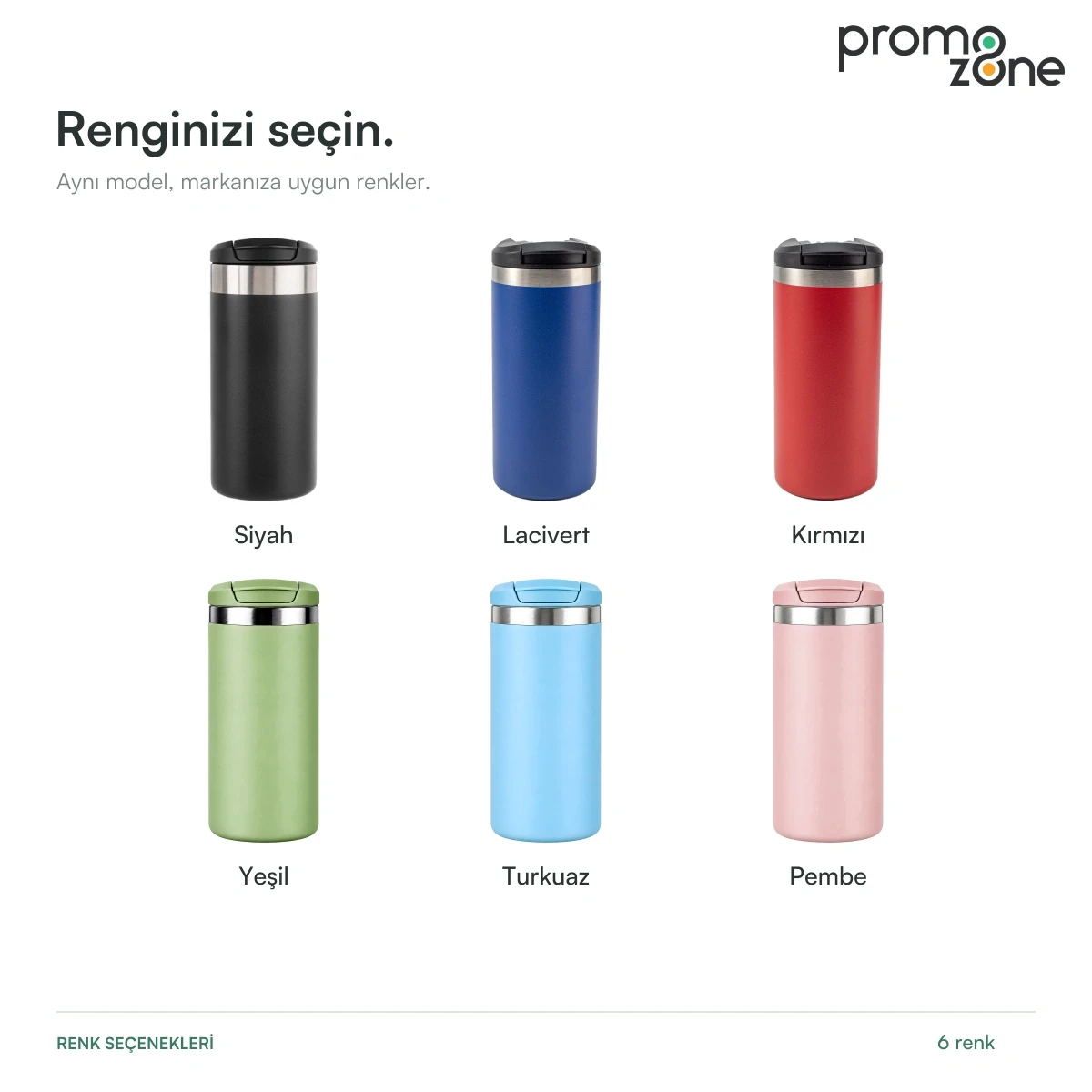 350 ml Açılır İçim Kapaklı Termos Bardak