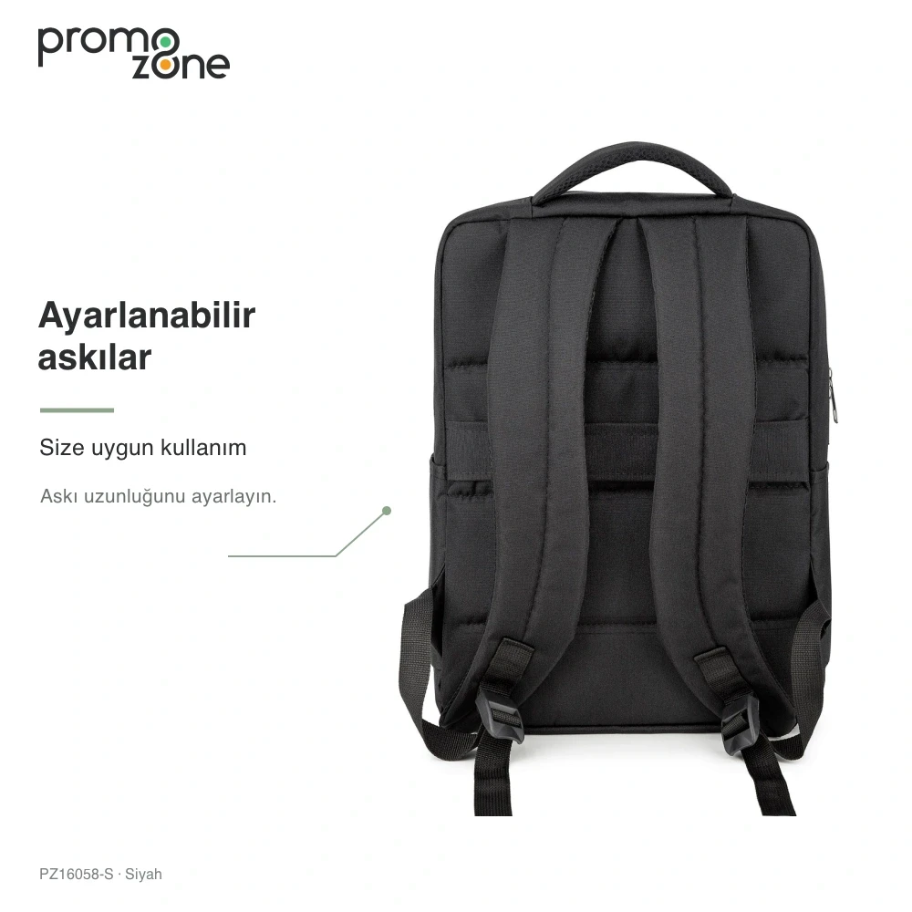 Keten Kumaş Laptop Bölmeli Valiz Bantlı Sırt Çantası