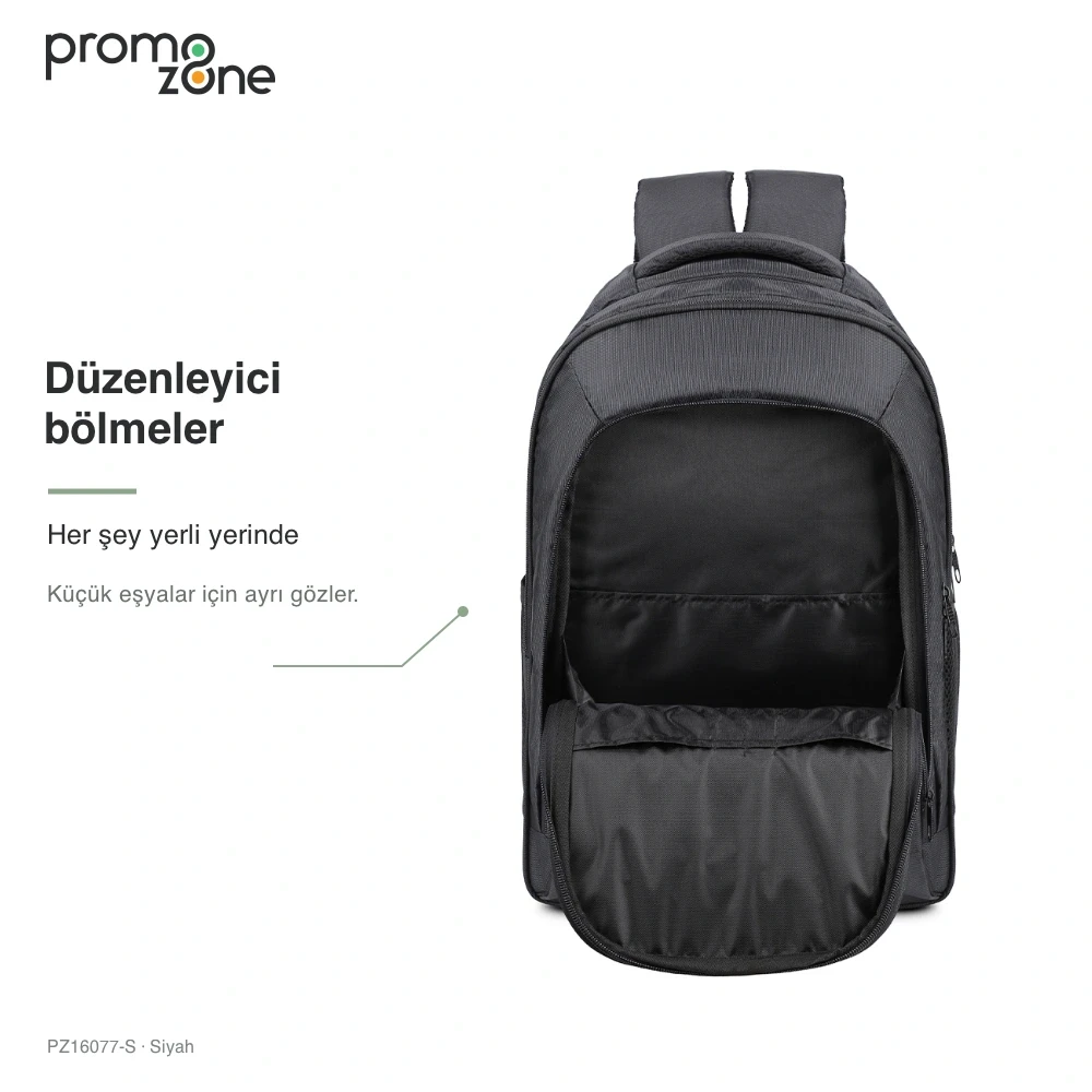 Düzenleyici Bölmeli Promosyon Sırt Çantası