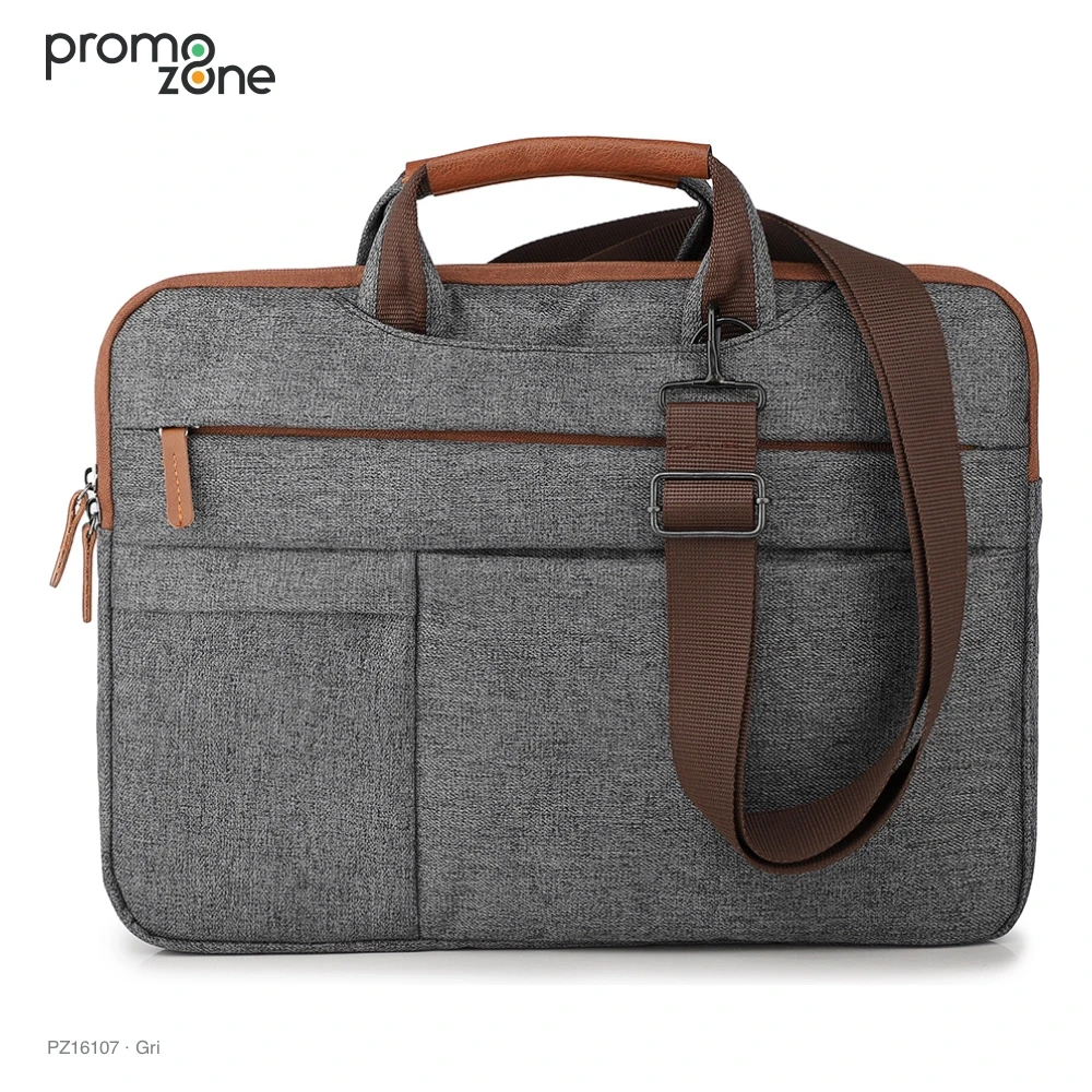 İnce Düzenleyici Bölmeli Laptop Evrak Çantası Promozone