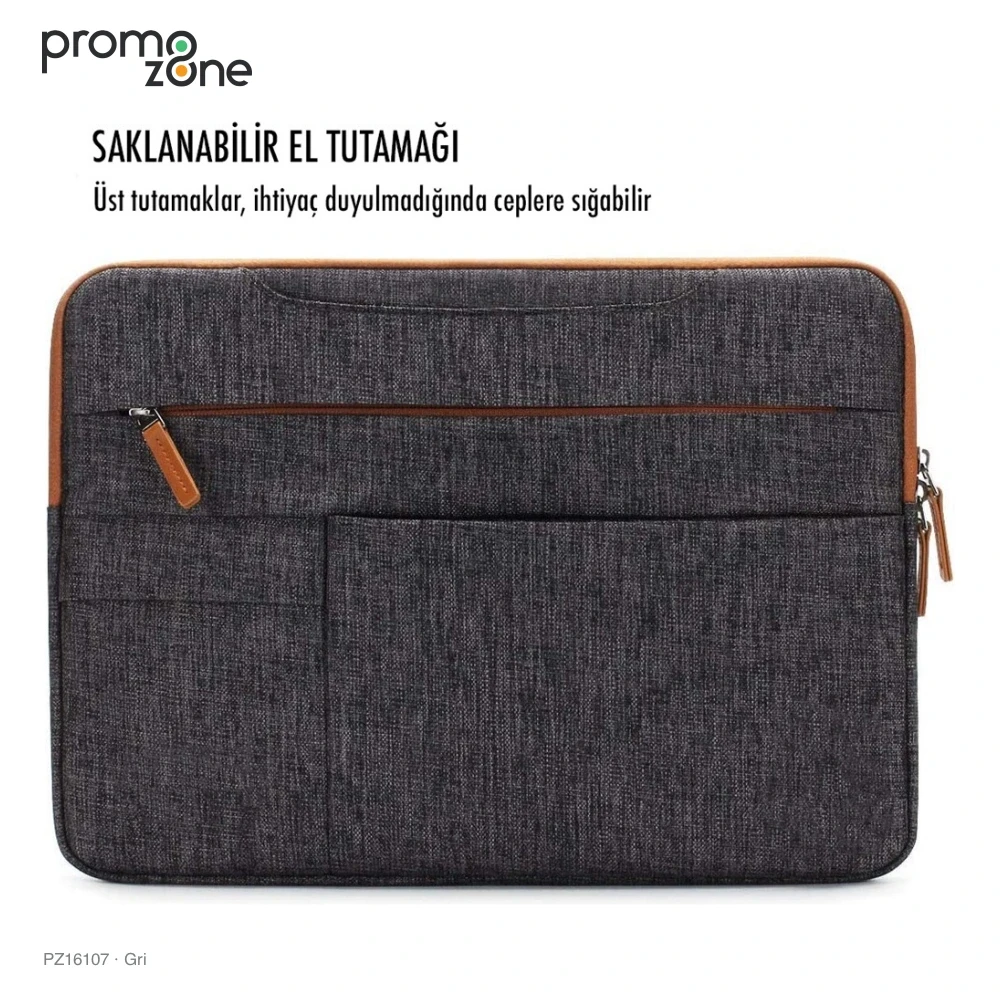İnce Düzenleyici Bölmeli Laptop Evrak Çantası Promozone