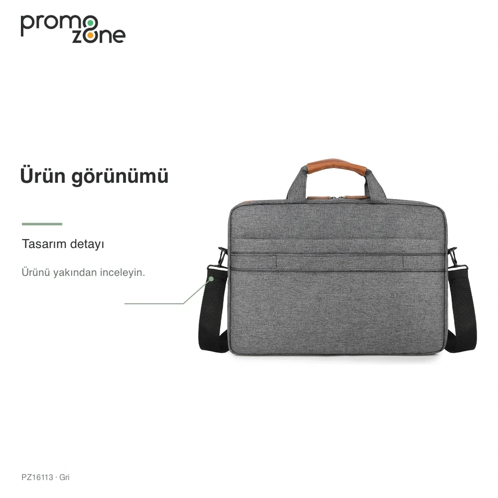 Laptop Muhafazalı Düzenleyici Bölmeli Evrak Çantası