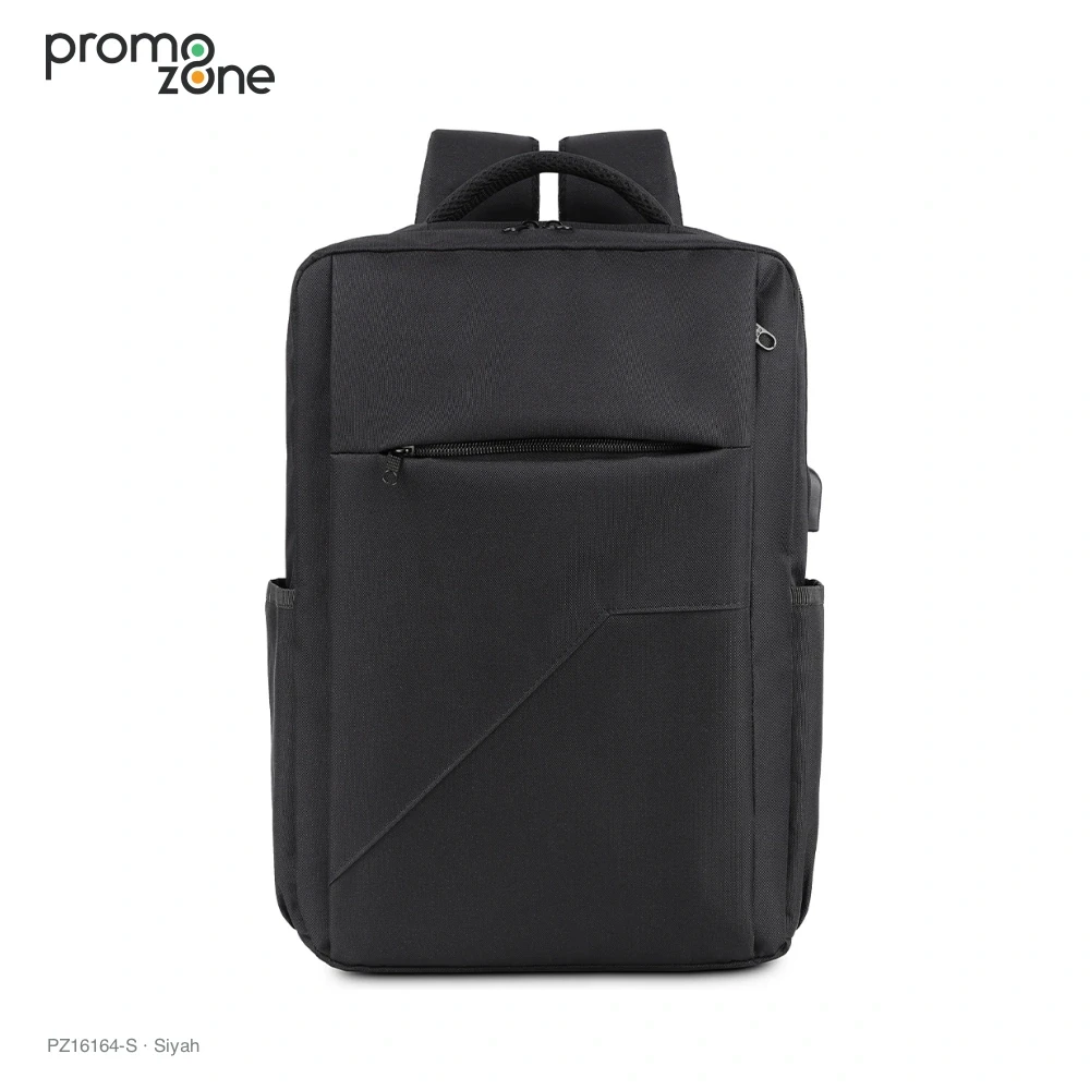 USB Bağlantılı Laptop Bölmeli Promosyon Sırt Çantası Promozone