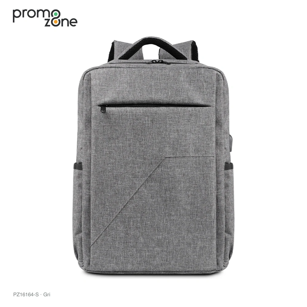 USB Bağlantılı Laptop Bölmeli Promosyon Sırt Çantası Promozone