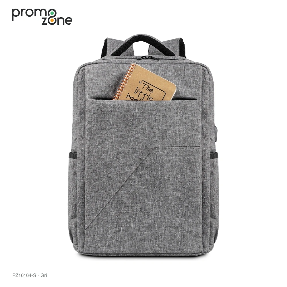 USB Bağlantılı Laptop Bölmeli Promosyon Sırt Çantası Promozone