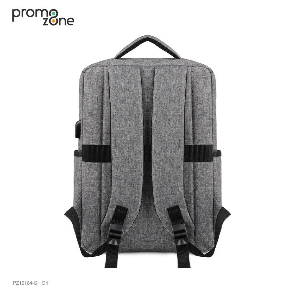 USB Bağlantılı Laptop Bölmeli Promosyon Sırt Çantası Promozone